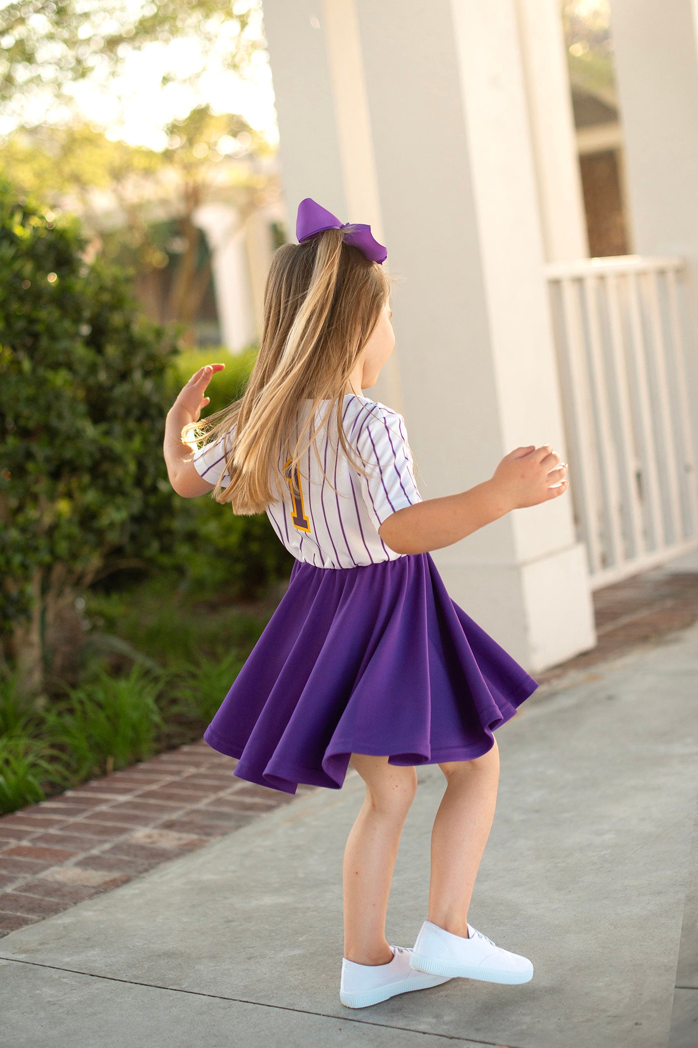 LSU baby dress