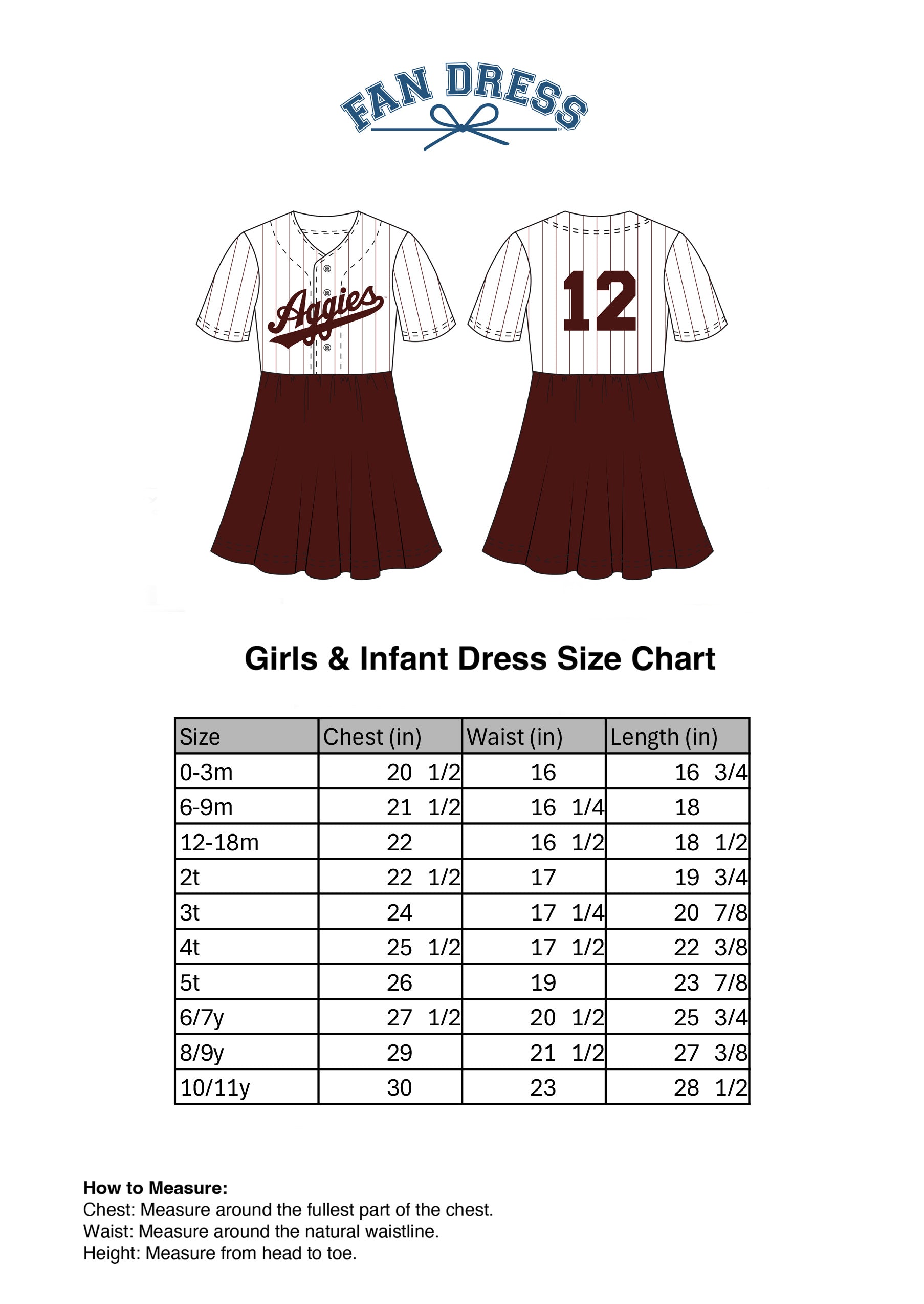 Texas A&amp;M University® Fan Dress™ - Girls